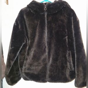 Primark Kids Plush Black Jacket